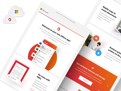 Microsoft Office Mobile App Welcome Email