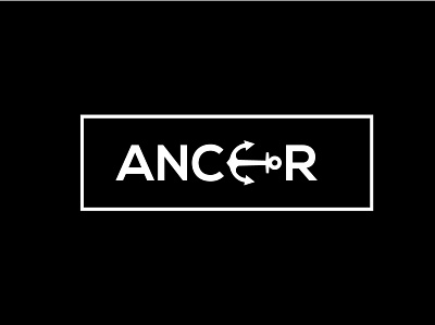 Anchor logo anchor art direction black black white creative design design app illustrator logo logodesign logos marine merchant navy photoshop ship typo typogaphy water