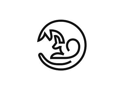Maternity animal line lineart logo logodesign mark symbol