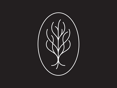 Tree logo design line logo mark nature symbol tree
