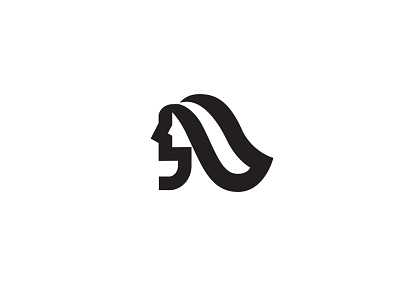 woman logo mark symbol