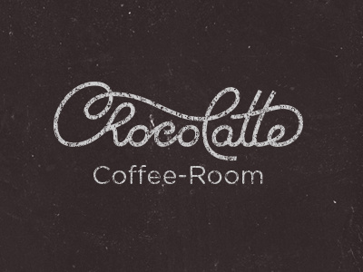 Chocolatte cafe chocolatte lettering nina