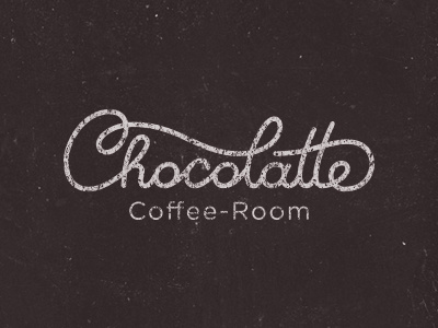 Chocolatte 1 lettering logotype mark symbol