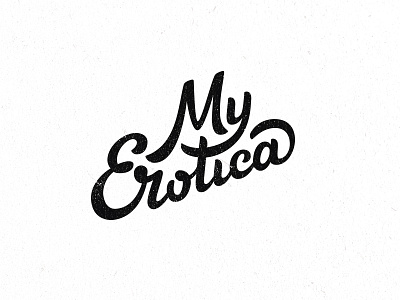 My erotica lettering symbol