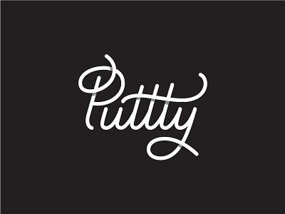 Puttty lettering
