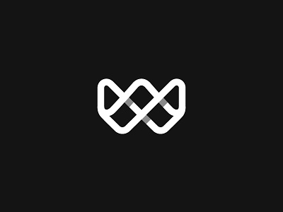 W line logo mark monogram symbol w