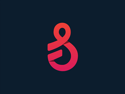 S gradient letter letterform logotype mark symbol