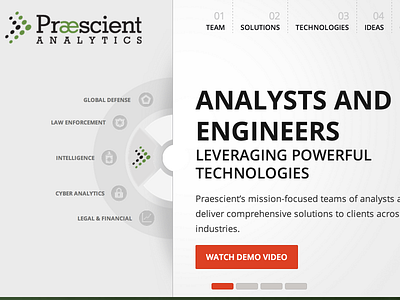 Praescient Analytics analytics development engineers praescient wdg web development group website wordpress