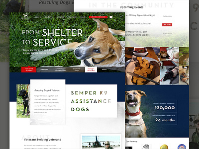 Semper K9 Desktop dogs giveback dc nonprofit service dogs web