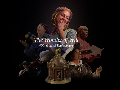 Wonder of Will Collage collage folger hero image shakespeare theater web