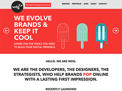 The Web Development Group responsive design web design web development wordpress