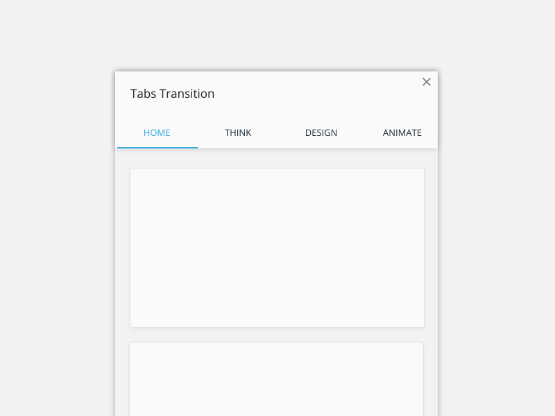 Tabs Transition animation material design menu tabs. transition ux