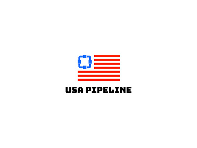 Usa Pipeline america american logo logodesign logodesigner pipe pipeline united states united states of america usa