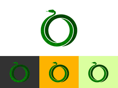 O + Snake circle circle logo circles letter o snake snake logo snakes