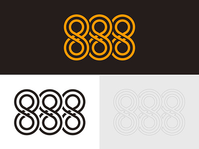 888 888 design icon illustration logo logomark logotype type typography vector web wordmark