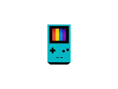 Game boy colour design game boy game boy colour icon illustration vector