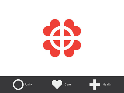 Unity HealthCare branding design for sale icon logo logodesigner logomark vector