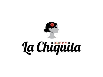 La Chiquita branding design for sale girl icon illustration logo logodesign logomark queen of the south vector woman logo woman portrait women