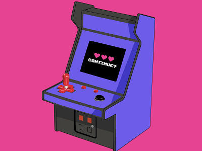 Arcade arcade design illustration illustrator pixel
