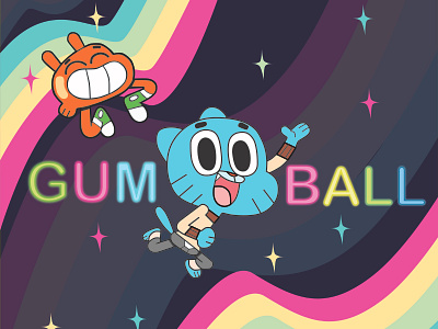 Minimalist Gumball Watterson by Shane Kavanagh on Dribbble