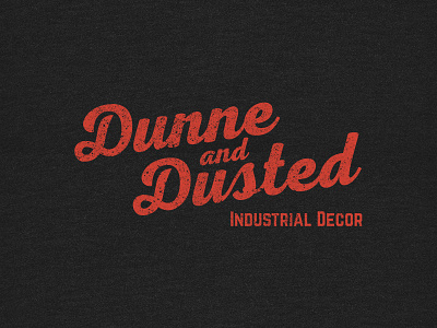 Dunne & Dusted branding industrial logo logotype