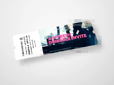 A Fresh Dribbble Invite dribbble dribbble invite free giveaway invite ticket