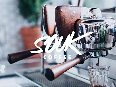Souk Coffee brand cafe calligraphy coffee lettering logo logo font logotype typography