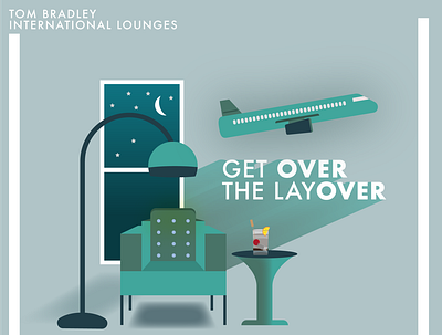 LAX Layover adventure airport design illustration lax layover los angeles