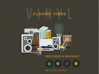 Easy Listening chilling mid century reading vinyl whiskey