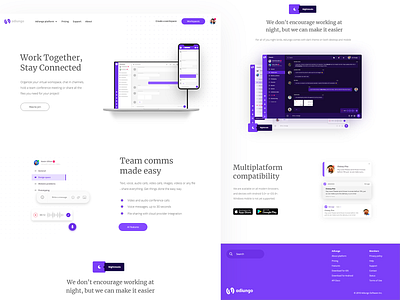 Adiungo landing page