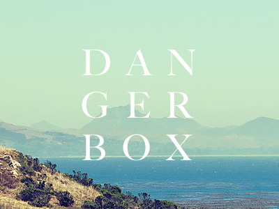 Dangerbox logo agency logo no icon series the startup typography