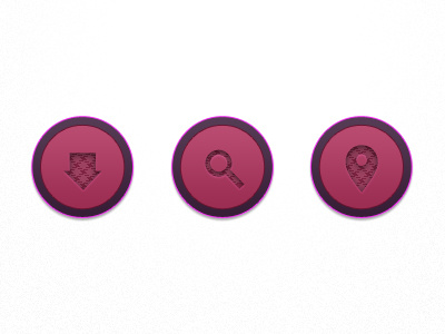 Slider buttons buttons picto pink purple slider texture