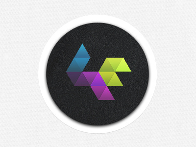 Logomark + App loading screen app colorful geometric icon iphone logo logomark texture