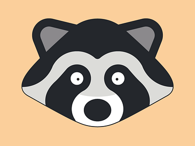Cute raccoon head cute head raccoon