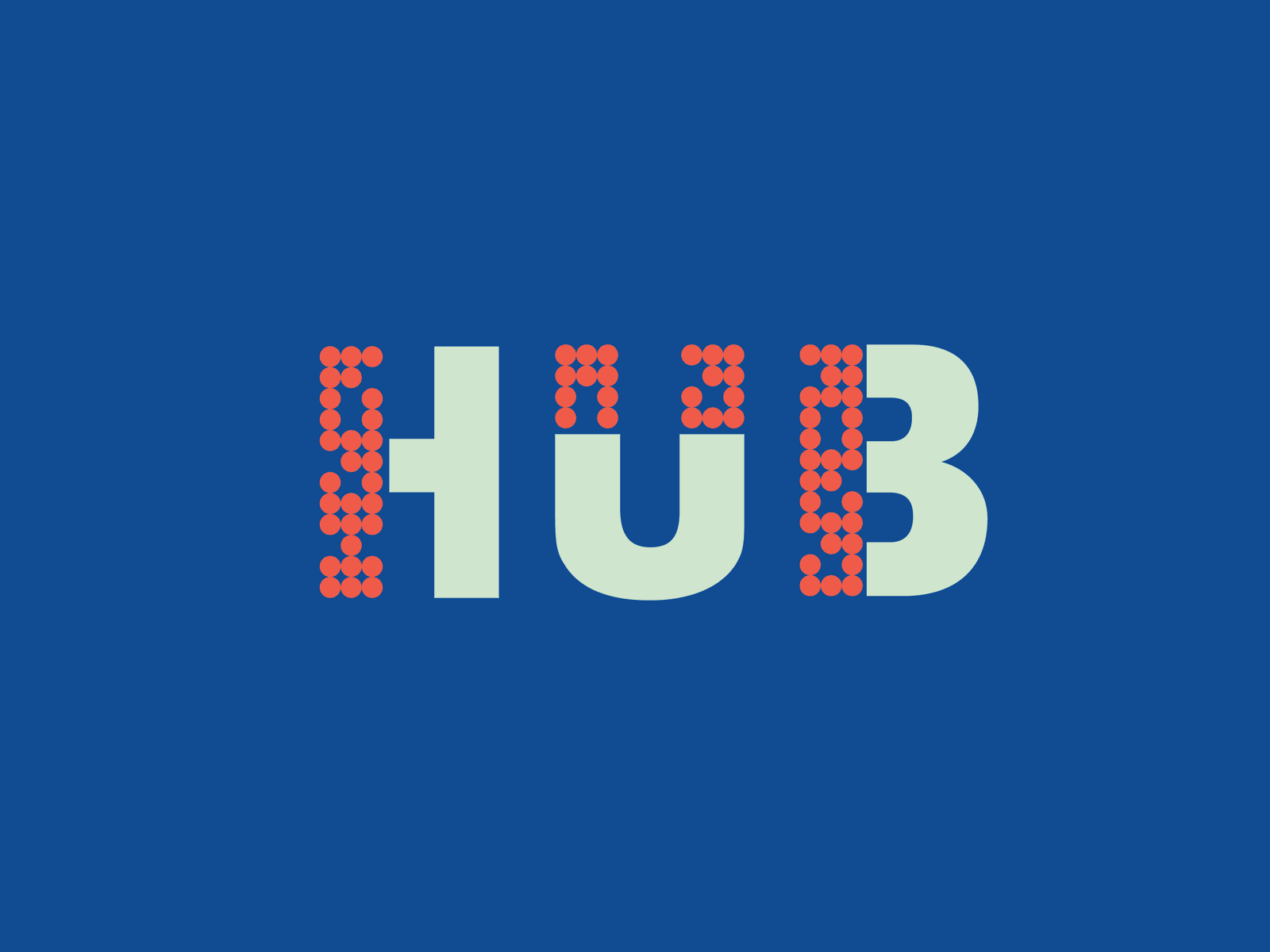 HUB Logo Exploration branding colors gif graphicdesign logo logotype