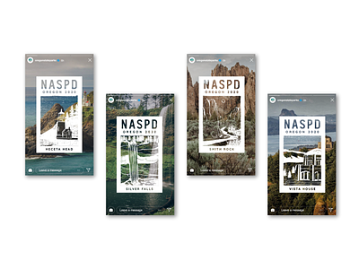 NASPD Conference 2021 logo graphicdesign illustration nature parks woodblock