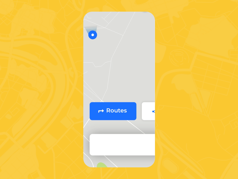 Location Tracker - Daily Ui 20 adobe illustrator dailyuichallenge design motion principle ui uidesign uiux xd xddailychallenge