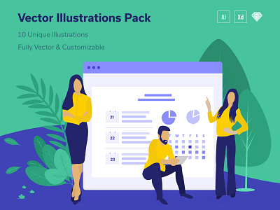 SAAS Landing Page Illustrations