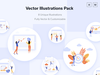 Business Software Vector Concept & Dribbble Invite analytics apple devices appointment business calendar characters charts cogs dashboard designinspiration features hero area illustrations landinpage mobile app design people seo settings uidesign vectorconcept