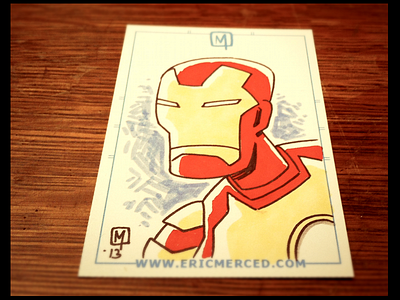 Ironman 3 Sketch Card