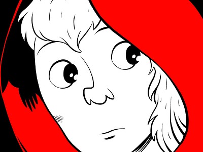 Red Riding Hood cartoons illustrations ipad pro procreate app