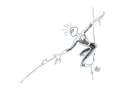 Spider-Man Quick Sketch art artist cartoon cartoonist comics digital drawing marvel sketch spider man