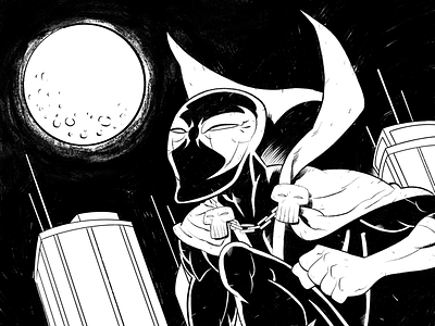 Spawn 300 cover art black and white comics cover digital drawing spawn