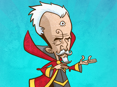 Sorcerer Supreme character design illustration