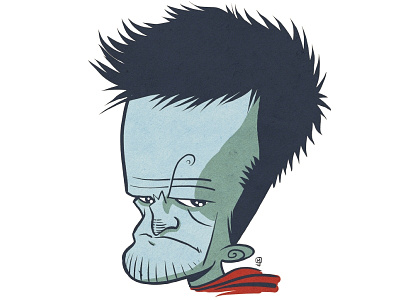 Bizarro digital illustration super hero villain