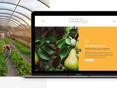 Hovey & Harrison 970 design design farm food foodie minimal restaurant vail website
