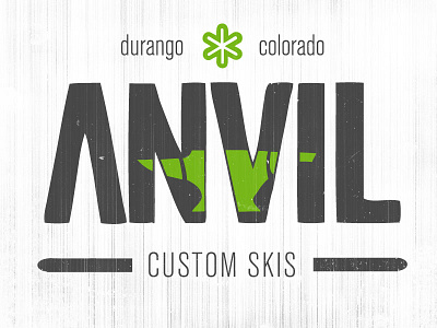 Dribbble Anvil anvil logo ski