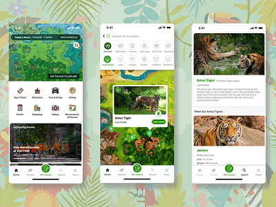 Zoo App UX/UI Design app design ui ux