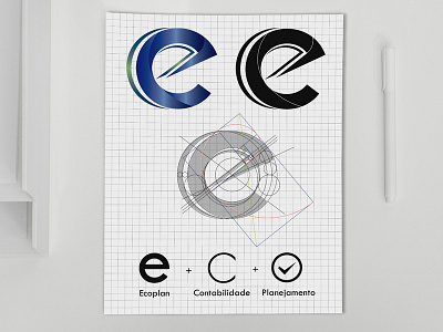 Logo1 Ecoplan Medidas E Conceito brand branding conceito logo logotype marca