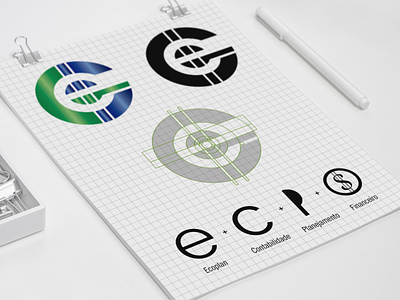 Logo2 Ecoplan - Medidas E Conceito brand branding conceito design logo logotype marca typography